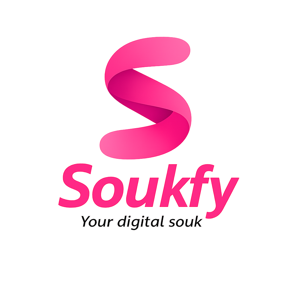 Soukfy logo with ribbon _S_ symbol Farm Fresh Eggs