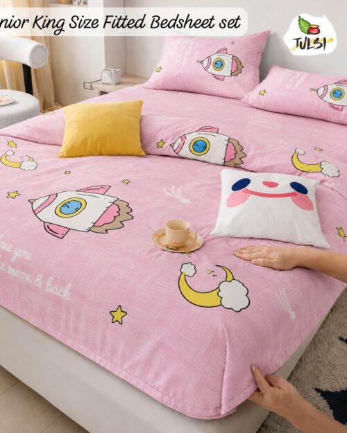 Fitted Bedsheet Set with Elastic