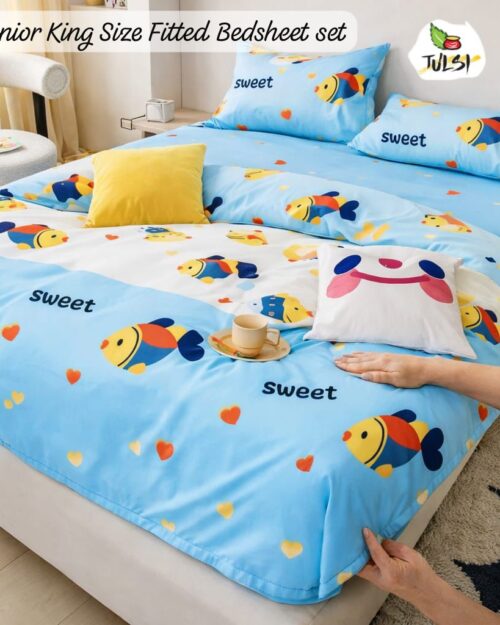 Fitted Bedsheet Set with Elastic