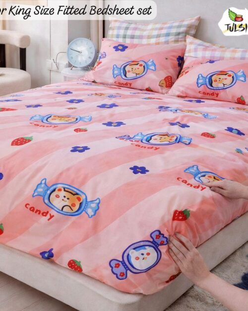 Fitted Bedsheet Set with Elastic