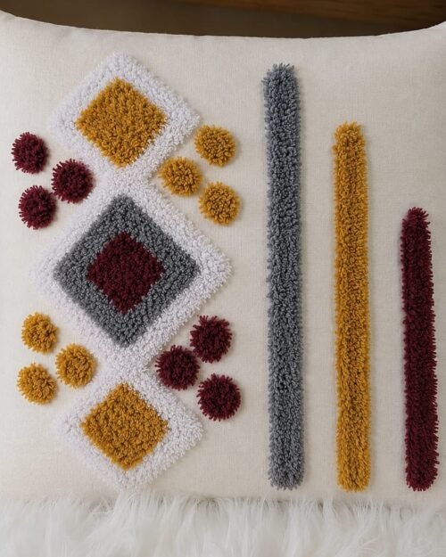 Exotic Lux Premium Tufted Cushion Covers - Geometric