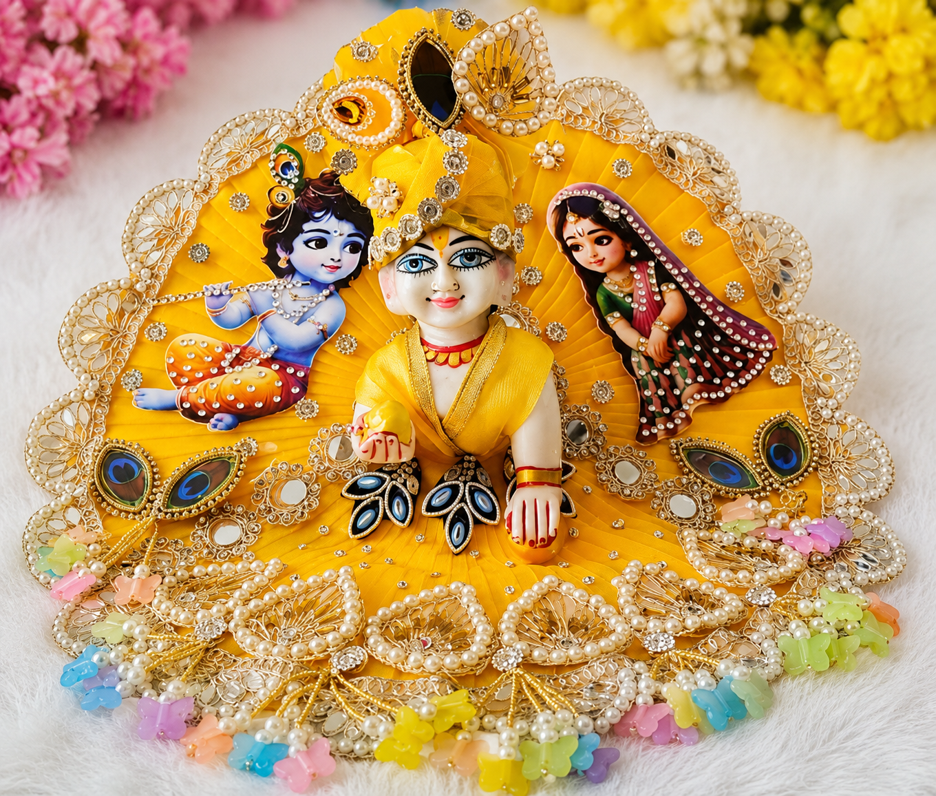 Laddu Gopal Poshak – Radha Krishna Theme