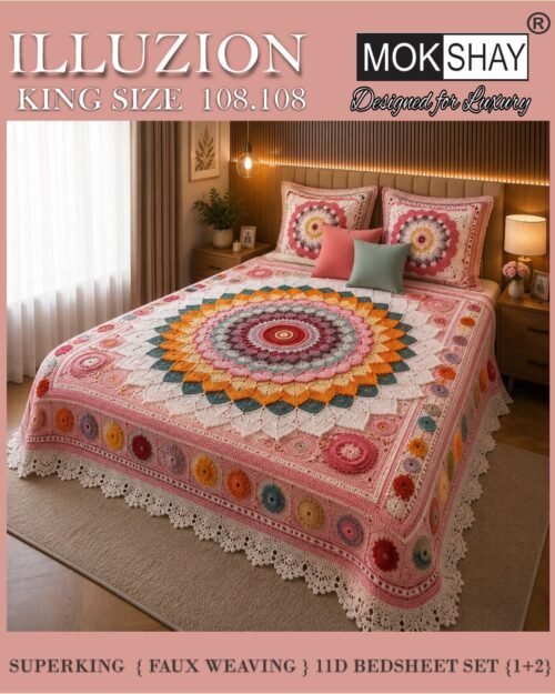 Mokshay 11D Faux Weaving Digital Printed
