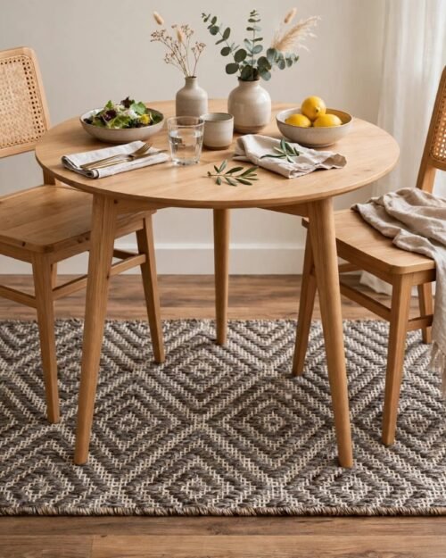 Combo Set of 2 Handmade Heritage Sisal Carpets with Rubber Backing – 60 × 90 cm (2 × 3 Feet)